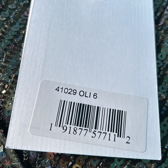 Mac Duggal 41029 NWT LONG SLEEVE SEQUINED MINI DRESS - Picture 8 of 8